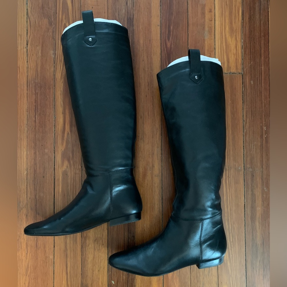 AEROSOLES Elegant Black Knee-High Boots - Picture 3 of 5